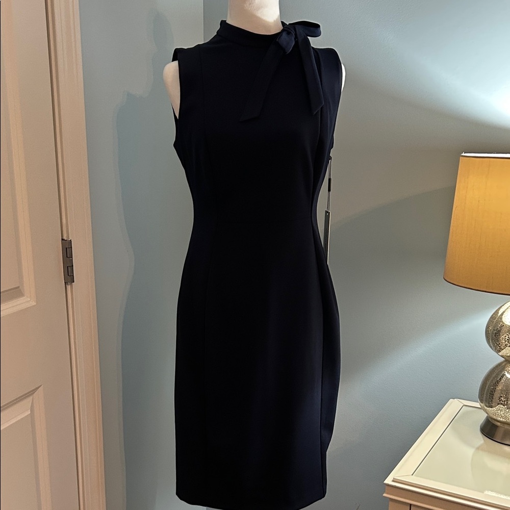 Calvin Klein Navy Sleeveless Dress